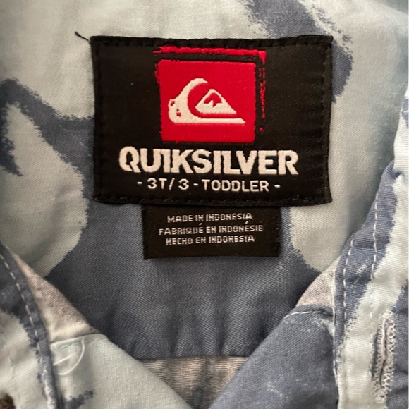 Quicksilver Boys Aloha Shirt 3T - Picture 3 of 3